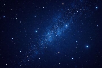 Sparkling starfield under a deep midnight sky with countless points of light scattered across the velvet expanse, cosmos, galaxy