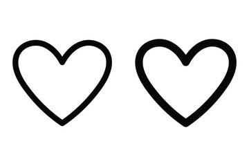 Love Icon Vector   Heart Symbol and Like Sign Illustration