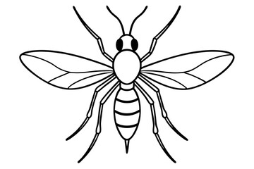 High-quality vector illustration of various insects, ideal for scientific, educational, and design purposes. This detailed and scalable artwork features common insect species such as mosquitoes, flies
