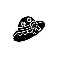 creative details Easter Bonnet Icon Vector Illustration