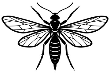 High-quality vector illustration of various insects, ideal for scientific, educational, and design purposes. This detailed and scalable artwork features common insect species such as mosquitoes, flies