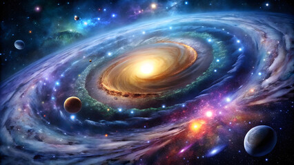 Obraz premium abstract space background