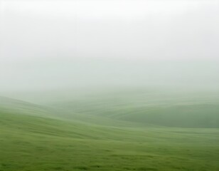 Fototapeta premium Misty Green Hills