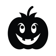 Cute Pumpkin Halloween Vector Design.
