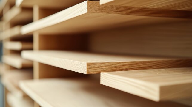 Carpenter assembling a wooden shelf. Featuring precision and craftsmanship