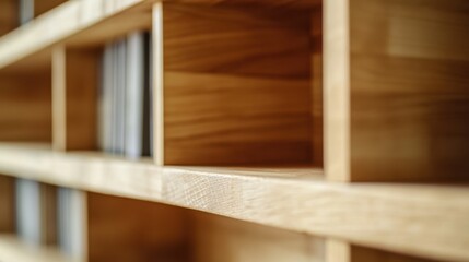 Carpenter building a custom bookshelf. Featuring woodworking and interior design