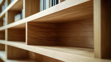 Carpenter building a custom bookshelf. Featuring woodworking and interior design