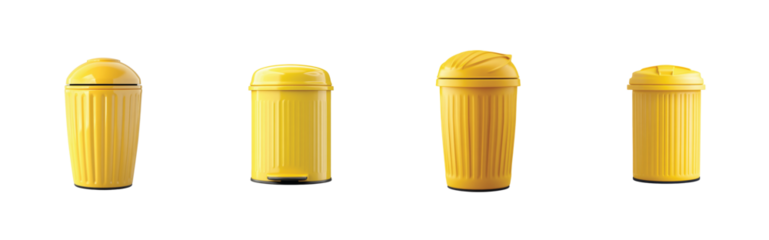 Various yellow highlighters displayed with distinctive caps and barrel designs for versatile use
