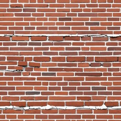 Fototapeta premium Damaged Brick Wall Texture