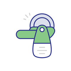 Angle Grinder Icon vector stock illustration