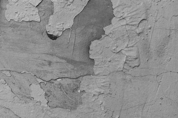 Abstract background from peeling plaster.