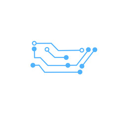 circuit technology icon