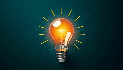 A conceptual image showcasing a light bulb as a metaphor for an innovative breakthrough and smart idea, symbolizing genius marketing strategy planning ... See More
