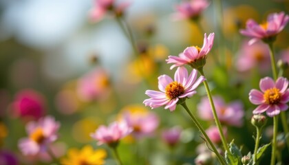 Obraz premium Depth of Field Utilize a blurred foreground or background to create a cinematic depth of field, drawing focus to the flower.