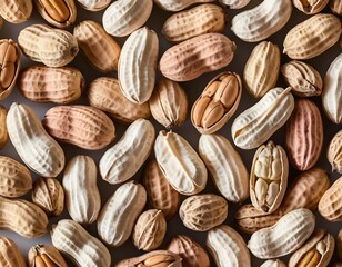 Obraz premium Close-up of Shelled Peanuts