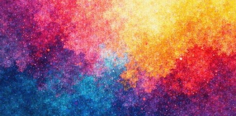 Vibrant colorful geometric patterns with watercolor effect on a gradient background ,  watercolor,  design,  gradient