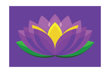 Fototapeta premium lotus flower vector illustration