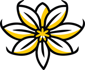 Sweet Pea, Clematis, Foxglove, Dahlia, Hollyhock, Calendula, Larkspur, Baby’s Breath (Gypsophila), Delphinium, Forget-Me-Not, flower logo icon