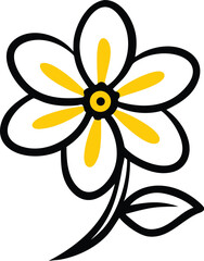 Sweet Pea, Clematis, Foxglove, Dahlia, Hollyhock, Calendula, Larkspur, Baby’s Breath (Gypsophila), Delphinium, Forget-Me-Not, flower logo icon