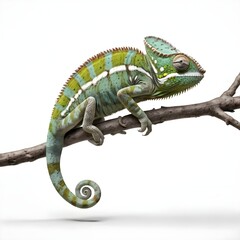 Obraz premium Panther Chameleon on Branch