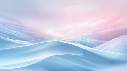 Soft Liquid Motion Design in Blue and Pink – Abstract Mesh Wallpaper