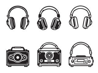 Headphone Amplifier Outline Collection