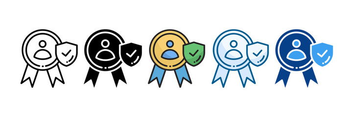 Trustworthy Icon Set Multiple Style Collection