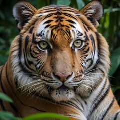 Majestic Sumatran Tiger Close-Up