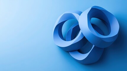 Abstract blue geometric shapes on a clean background, embodying modern minimalism and professional elegance.
