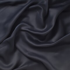 Obraz premium Navy Silk Drape Texture