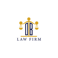  Modern Law Firm Logo with Scales of Justice