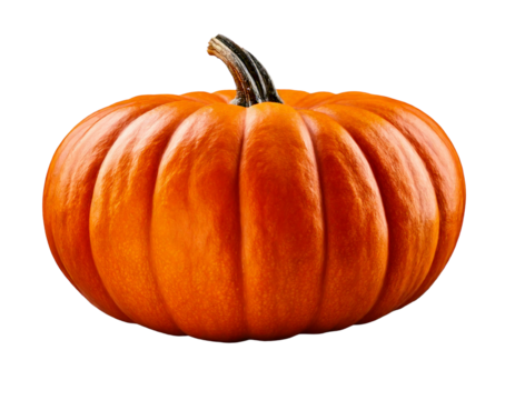 Vegetable pumpkin on transparent background , Generative Ai
