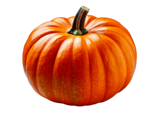 Vegetable pumpkin on transparent background , Generative Ai