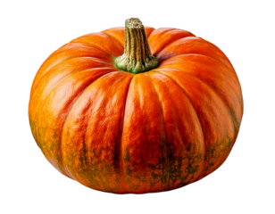 Vegetable pumpkin on transparent background , Generative Ai