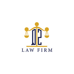  Modern Law Firm Logo with Scales of Justice