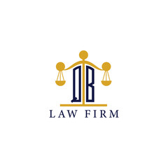  Modern Law Firm Logo with Scales of Justice