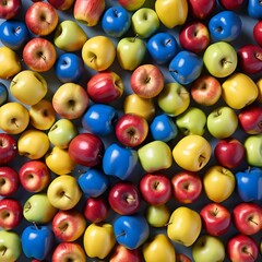 Colorful Apples Background