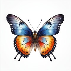 Naklejka premium Watercolor Butterfly
