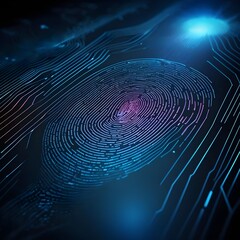 Digital Fingerprint Scan