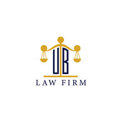  Modern Law Firm Logo with Scales of Justice