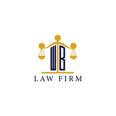  Modern Law Firm Logo with Scales of Justice