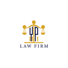  Modern Law Firm Logo with Scales of Justice