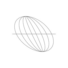 vector illustration of a globe