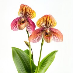 lady slipper orchids.