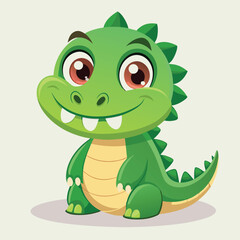 Fototapeta premium Cute Crocodile