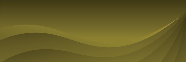 Modern abstract yellow gradient background with waves. vector