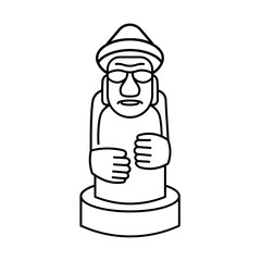 Jeju Island Statue Dol Hareubang