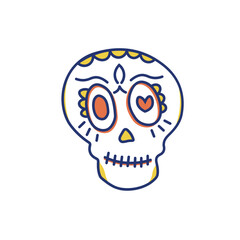 Dia de Muertos Skull