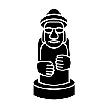 Jeju Island Statue Dol Hareubang
