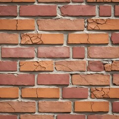 Obraz premium Red Brick Wall Texture